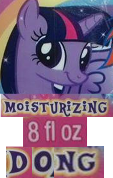 Size: 405x633 | Tagged: suggestive, derpibooru import, rainbow dash, twilight sparkle, twilight sparkle (alicorn), alicorn, pony, caption, expand dong, exploitable meme, female, hand soap, image macro, mare, meme, merchandise, special face