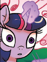 Size: 156x204 | Tagged: safe, derpibooru import, idw, twilight sparkle, twilight sparkle (alicorn), alicorn, pony, spoiler:comic, spoiler:comic23, faic, female, mare, thousand yard stare