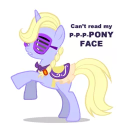 Size: 500x534 | Tagged: safe, derpibooru import, ponified, pony, pony creator, lady gaga, poker face (song), ponified celebrity, solo, song reference