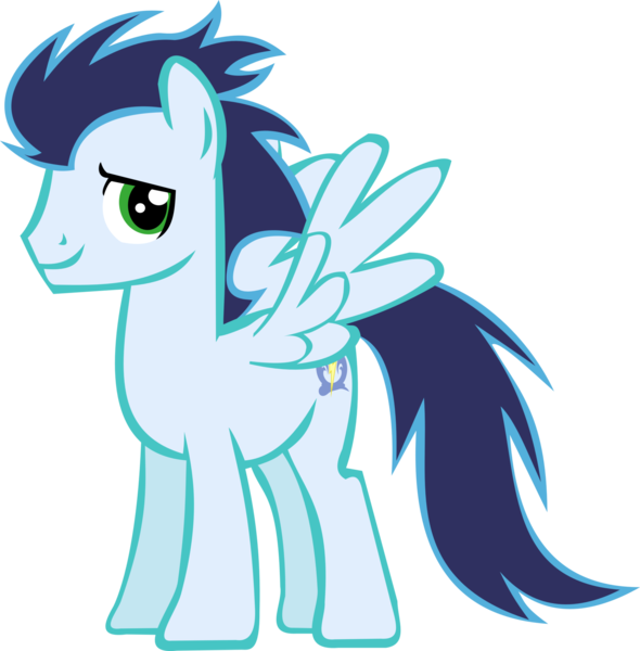 Size: 1600x1626 | Tagged: artist:thebosscamacho, derpibooru import, safe, simple background, soarin', solo, transparent background, vector