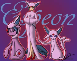 Size: 3000x2400 | Tagged: safe, artist:monakaliza, derpibooru import, ponified, espeon, human, pony, humanized, pokémon, self ponidox