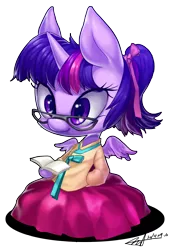 Size: 2056x3026 | Tagged: dead source, safe, artist:jggjqm522, derpibooru import, twilight sparkle, twilight sparkle (alicorn), alicorn, pony, book, clothes, female, hanbok, mare