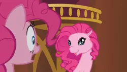 Size: 640x360 | Tagged: clone, derpibooru import, edit, edited screencap, face, filly (filly funtasia), filly funtasia, pinkie blind, pinkie clone, pinkie pie, safe, screencap, too many pinkie pies