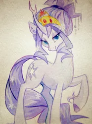 Size: 1280x1723 | Tagged: safe, artist:jiayi, derpibooru import, tree of harmony, oc, oc:harmony (heilos), ponified, unofficial characters only, pony, big crown thingy, element of generosity, element of honesty, element of kindness, element of laughter, element of loyalty, element of magic, elements of harmony, jewelry, regalia, solo, unshorn fetlocks
