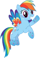 Size: 6200x9000 | Tagged: safe, artist:caliazian, derpibooru import, rainbow dash, twilight's kingdom, .ai available, absurd resolution, cute, dashabetes, let the rainbow remind you, rainbow power, simple background, solo, transparent background, vector