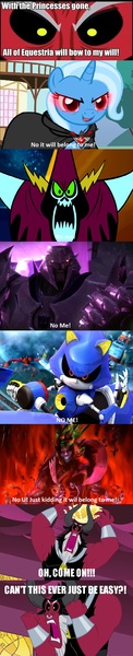 Size: 640x3159 | Tagged: safe, derpibooru import, lord tirek, trixie, crossover, everyone steals tirek's meme, exploitable meme, hades, image, jpeg, kid icarus: uprising, lord hater, megatron, meme, metal sonic, sonic the hedgehog, sonic the hedgehog (series), the picnic, tirek vs everyone meme, transformers, transformers prime, wander over yonder