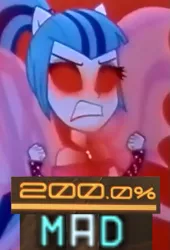 Size: 497x732 | Tagged: safe, derpibooru import, sonata dusk, equestria girls, rainbow rocks, 200% mad, caption, expand dong, exploitable meme, fin wings, image macro, inverted mouth, meme, metal gear, metal gear rising, ponied up, senator armstrong, wings