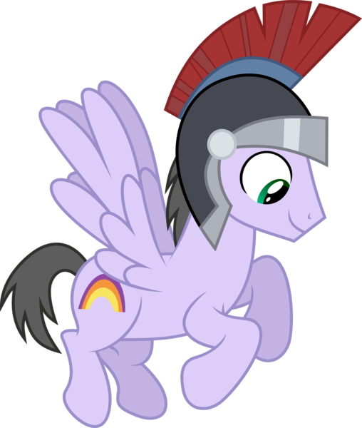 Size: 1600x1891 | Tagged: safe, artist:vectorizedunicorn, derpibooru import, purple waters, pegasus, pony, hearth's warming eve (episode), background pony, flying, helmet, male, pegasus tribe, simple background, solo, stallion, transparent background, vector