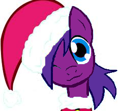 Size: 234x218 | Tagged: artist:myfaceisonfire11, christmas, christmas ponies, clothes, costume, derpibooru import, face on fire!!, hat, holiday, oc, oc:sagebrush fire, safe, santa costume, santa hat, santa pony, unofficial characters only