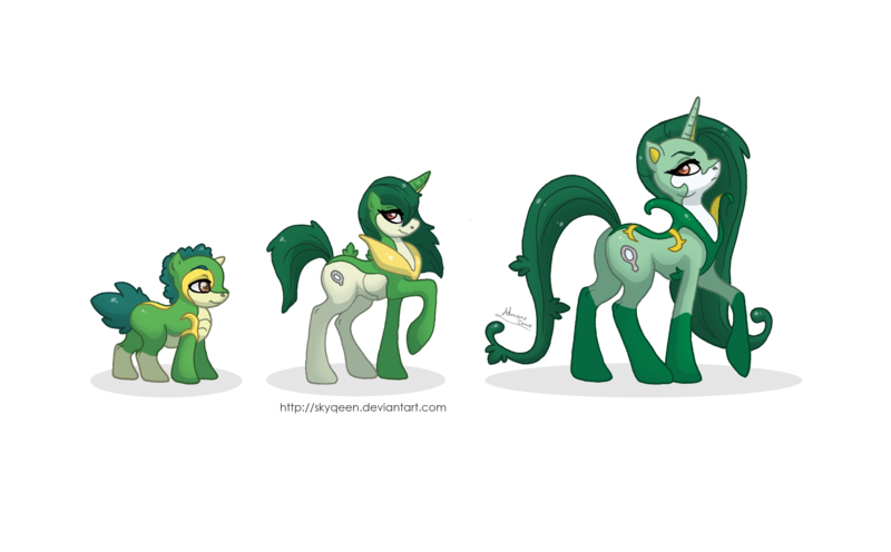 Size: 3846x2384 | Tagged: safe, artist:almairis, derpibooru import, ponified, pony, serperior, servine, snivy, butt, evolution chart, female, foal, long mane, mare, plot, pokémon, ponymon, raised hoof, simple background, solo, transparent background