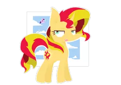 Size: 1024x720 | Tagged: safe, artist:chibi-love69, derpibooru import, sunset shimmer, twilight sparkle, twilight sparkle (alicorn), alicorn, pony, unicorn