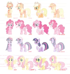 Size: 1000x1060 | Tagged: applejack, behind the scenes, derpibooru import, dhx media, fluttershy, hat, pinkie pie, rainbow dash, rarity, safe, sonic rainboom (episode), twilight sparkle