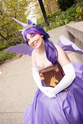 Size: 2336x3504 | Tagged: alicorn, artist:eli-cosplay, clothes, cosplay, costume, derpibooru import, human, irl, irl human, photo, safe, twilight sparkle, twilight sparkle (alicorn)