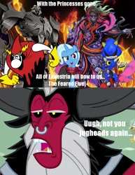 Size: 650x840 | Tagged: safe, derpibooru import, lord tirek, trixie, pony, unicorn, crossover, everyone steals tirek's meme, exploitable meme, female, hades, image, kid icarus, kid icarus: uprising, lord hater, male, mare, megatron, meme, metal sonic, png, sonic the hedgehog, sonic the hedgehog (series), tirek vs everyone meme, transformers, transformers prime, wander over yonder