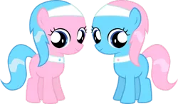 Size: 900x529 | Tagged: safe, derpibooru import, aloe, lotus blossom, earth pony, pony, :), cute, duo, duo female, female, filly, simple background, spa twins, spaww twins, transparent background, vector