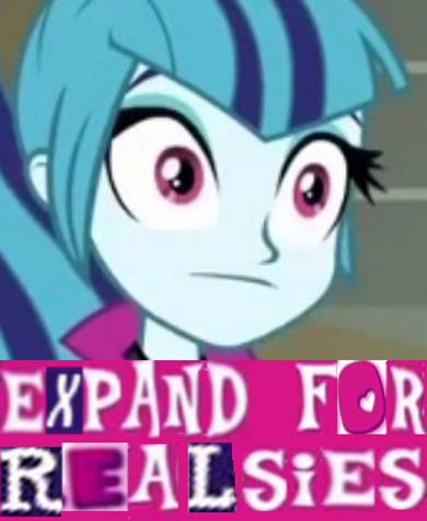 Size: 390x476 | Tagged: safe, derpibooru import, sonata dusk, equestria girls, :|, caption, expand dong, exploitable meme, image macro, meme, realzies, starenata, thousand yard stare