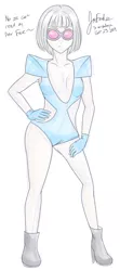 Size: 532x1200 | Tagged: 30 minute art challenge, artist:jonfawkes, derpibooru import, human, humanized, lady gaga, photo finish, poker face (song), safe, song reference