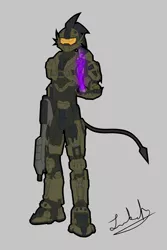 Size: 2000x3000 | Tagged: artist:comeththehour, clothes, cortana, cosplay, costume, derpibooru import, halo (series), master chief, octavia melody, safe, spartan, spike
