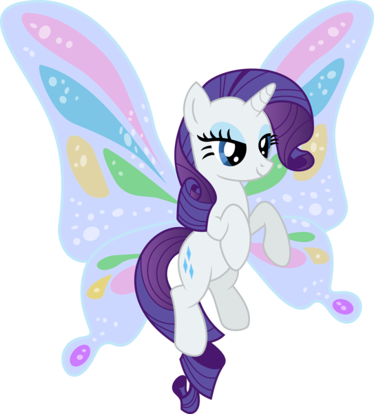 Size: 4528x5000 | Tagged: safe, artist:shadowglider2236, derpibooru import, rarity, unicorn, sonic rainboom (episode), absurd resolution, artificial wings, augmented, female, glimmer wings, magic, magic wings, mare, simple background, smiling, solo, transparent background, vector, wings