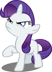 Size: 900x1243 | Tagged: angry, artist:alexstrazse, :c, >:c, derpibooru import, female, filly, filly rarity, frown, rarity, safe, simple background, solo, transparent background, vector, younger