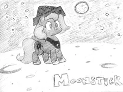 Size: 687x510 | Tagged: artist:dragonachu, cartographer's cap, cute, derpibooru import, earth, female, filly, grayscale, hat, monochrome, moonstuck, planet, princess luna, safe, smiling, solo, traditional art, woona, younger