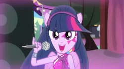 Size: 1440x808 | Tagged: safe, derpibooru import, screencap, twilight sparkle, twilight sparkle (alicorn), alicorn, equestria girls, perfect day for fun, rainbow rocks, ponied up, solo