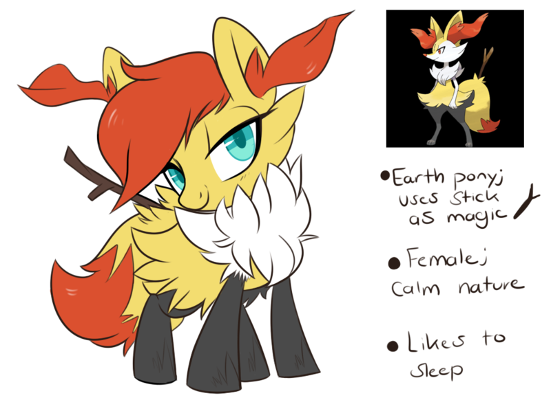 Size: 1000x727 | Tagged: safe, artist:suzuii, derpibooru import, ponified, braixen, pony, pokémon, solo