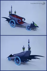 Size: 768x1152 | Tagged: artist:groovebird, chariot, craft, derpibooru import, irl, luna's chariot, photo, safe, sculpture