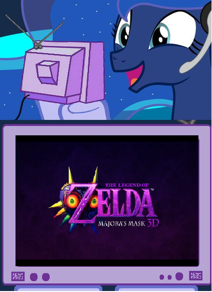 Size: 438x602 | Tagged: derpibooru import, exploitable meme, gamer luna, it's happening, majora's mask 3d, meme, nintendo, obligatory pony, princess luna, safe, the legend of zelda, the legend of zelda: majora's mask, tv meme