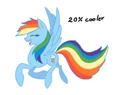 Size: 2048x1536 | Tagged: 20% cooler, artist:petunedrop, derpibooru import, digital art, happy, rainbow dash, safe, solo, trotting