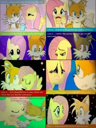 Size: 720x960 | Tagged: copy and paste, crossover, crossover shipping, derpibooru import, female, fluttertails, love, male, miles "tails" prower, safe, shipping, sonic the hedgehog (series), straight