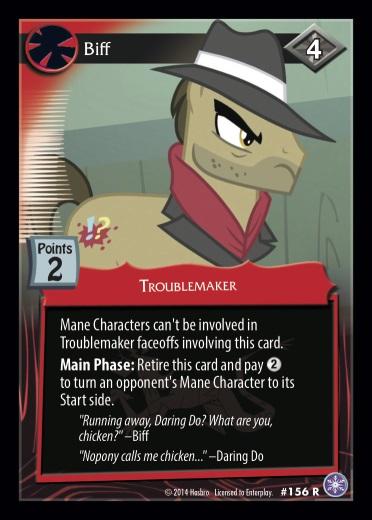 Size: 372x520 | Tagged: back to the future, biff, card, ccg, crystal games, daring don't, derpibooru import, enterplay, henchmen, merchandise, mlp trading card game, safe, solo