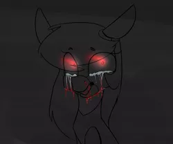 Size: 979x816 | Tagged: artist:yashathebasher, blood, crying, derpibooru import, five nights at freddy's, grimdark, oc, oc:veliar violence, sad, unofficial characters only