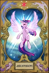 Size: 1204x1799 | Tagged: safe, artist:robd2003, derpibooru import, twilight sparkle, twilight sparkle (alicorn), alicorn, pony, female, mare, solo, transformation