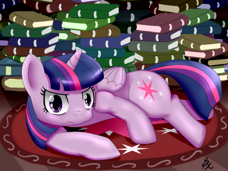 Size: 1600x1200 | Tagged: safe, artist:buxie, derpibooru import, twilight sparkle, twilight sparkle (alicorn), alicorn, pony, book, female, mare, pixiv, solo