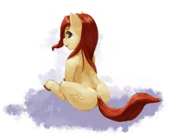 Size: 1000x803 | Tagged: safe, artist:nameless-fairy, derpibooru import, oc, oc:spice, unofficial characters only, earth pony, pony, medicine & mail, smiling, solo