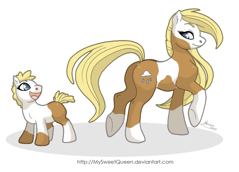 Size: 2328x1680 | Tagged: safe, artist:almairis, derpibooru import, ponified, pony, rain (character), spirit: stallion of the cimarron