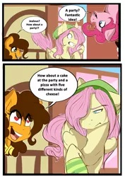 Size: 1280x1810 | Tagged: artist:rainbowscreen, ask the gaylord, bubble berry, butterscotch, cheese sandwich, comic, derpibooru import, fluttershy, grilled cheese (r63), heart eyes, pinkie pie, rule 63, safe, wingding eyes