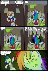 Size: 781x1156 | Tagged: artist:metal-kitty, bread monster, comic, comic:expiration date, crossover, derpibooru import, expiration date, mr soarin', rainbow dash, rainbow scout, safe, soarin', team fortress 2