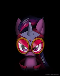 Size: 1024x1293 | Tagged: safe, artist:sycotei-b, derpibooru import, masked matter-horn, twilight sparkle, twilight sparkle (alicorn), alicorn, pony, power ponies (episode), female, mare, power ponies, solo