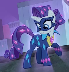 Size: 690x720 | Tagged: clothes, costume, derpibooru import, outfit catalog, power ponies, power ponies (episode), radiance, rarity, safe, screencap, solo