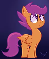 Size: 922x1116 | Tagged: :<, artist:wildberry-poptart, derpibooru import, safe, scootaloo, solo