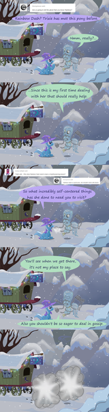 Size: 1200x4500 | Tagged: safe, artist:evil-dec0y, derpibooru import, trixie, oc, oc:ghost, ghost, pony, undead, unicorn, comic:trixie vs., comic:trixie vs. hearth's warming, a christmas carol, comic, female, mare, trixie's wagon