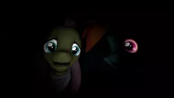 Size: 1191x670 | Tagged: animatronic, derpibooru import, five nights at aj's, flutterchica, fluttershy, foxy dash, rainbow dash, rainbow foxy, robot, safe