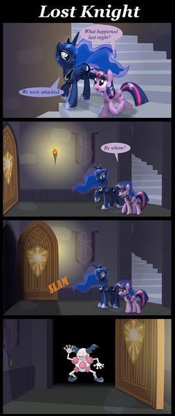 Size: 1456x3452 | Tagged: safe, artist:evil-dec0y, derpibooru import, edit, princess luna, twilight sparkle, twilight sparkle (alicorn), alicorn, pony, exploitable meme, female, mare, meme, mr. mime, pokémon