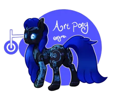 Size: 700x525 | Tagged: artist:c0tt0ntales, artist:cotton, art pony, butt, derpibooru import, electric blue (g3), enigmatic dream, g3, plot, safe, solo