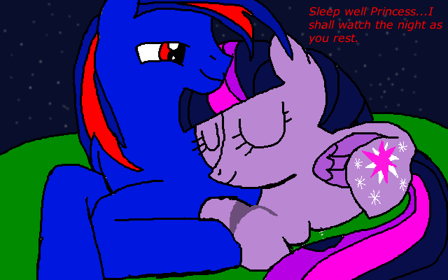 Size: 640x400 | Tagged: artist needed, safe, derpibooru import, twilight sparkle, twilight sparkle (alicorn), oc, alicorn, pony, 1000 hours in ms paint, canon x oc, crack shipping, female, mare, ms paint, shipping