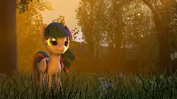 Size: 1280x720 | Tagged: safe, artist:turbovilka, derpibooru import, twilight sparkle, twilight sparkle (alicorn), alicorn, pony, 3d, female, grass, mare, source filmmaker, tree