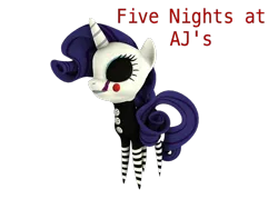 Size: 640x480 | Tagged: animatronic, derpibooru import, five nights at aj's, five nights at aj's 2, five nights at freddy's, puppet, rarinette, rarity, rarity puppet, robot, safe, solo