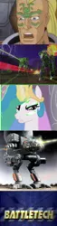 Size: 460x1820 | Tagged: battletech, derpibooru import, hunchback iic, mad cat, mech, princess celestia, safe, timber wolf (battletech)